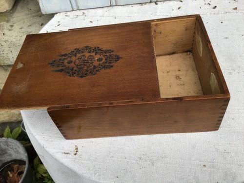 Joli coffret ancien bois - coffret,
