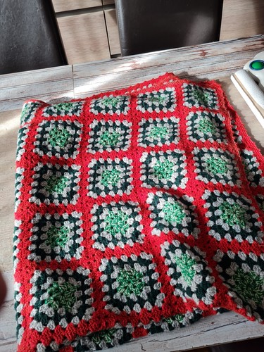 Couverture vintage crochet - ,