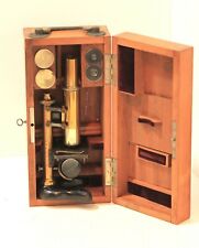 Compound Ernest Leitz Wetzlar Microscope No. 33800, Germany, c. 1900. 