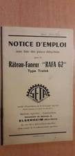 SETA rateau faneur RAFA 62 