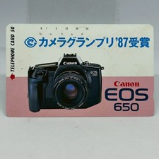 Carte téléphonique Canon EOS 650 pour appareil photo Grand Prix Award usure...