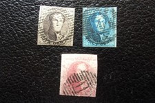 BELGIUM - Yvert/Tellier Stamp No. 6 11 12 Obl (A102)