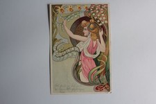 CPA Suisse illustrée Femme au muguet art nouveau (64103)