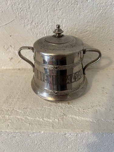 Sucrier art déco métal - sucrier,