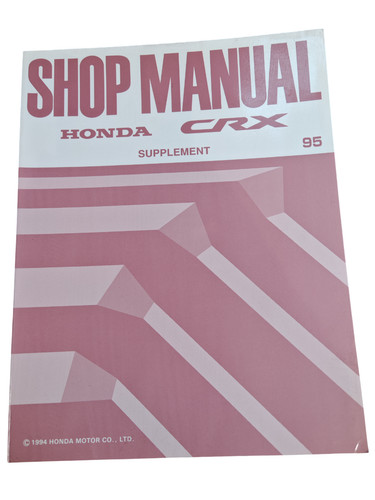 Manuel service honda - de,