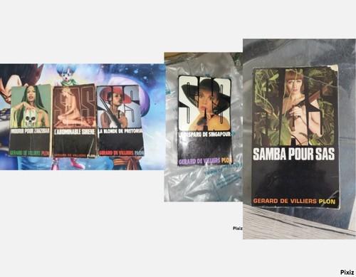 Lot livres sas gerard de - 5,