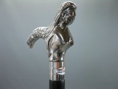 Mermaid poignée canne - mermaid,