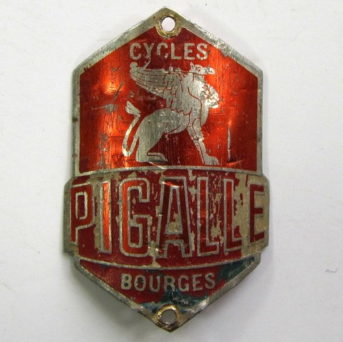 Plaque cadre vélo ancien - cadre,