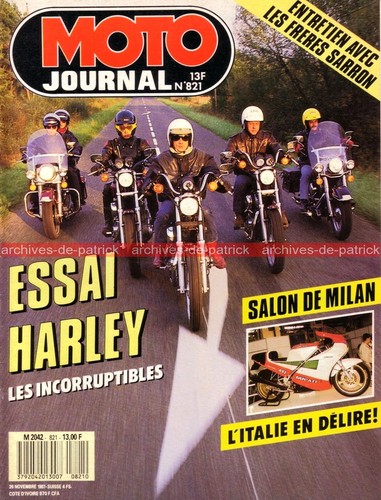 Moto journal 821 essai - 821, mz