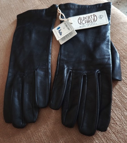 Gants cuir noir - cuir, carli