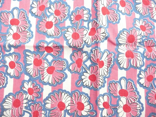 Tissu ancien vintage coton - ancien,