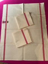 3 torchons anciens métis