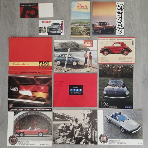 Vintage fiat brochure - vintage,