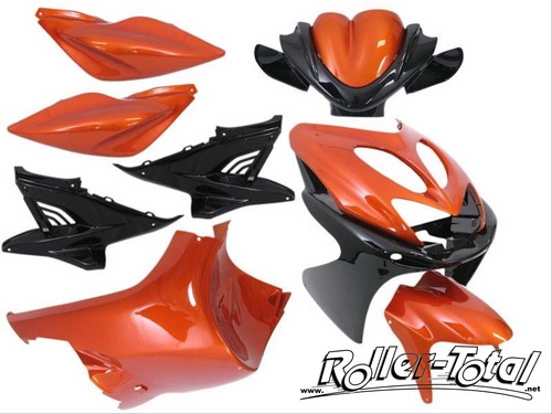 Kit carénage noir - kit, orange