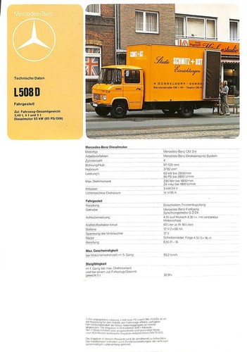 Mercedes utilitaires fiche - utilitaires,