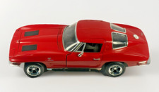 Ertl 1963 Chevrolet Chevy Corvette 1/18 Diecast American Muscle CHERRY RED RARE!