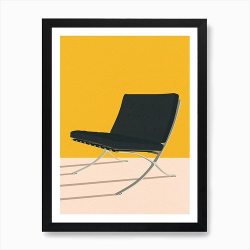 Barcelona chair mies van - chair,