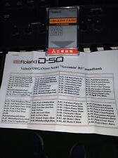 Roland Card Ram with Sounds Valhala Screamin Hammond 'b3 Card x Roland d-50/550