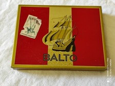 Ancienne boite en métal Balto " cigare " vide