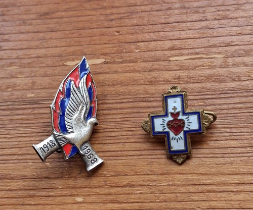 Lot broches christianisme - lot, broches-christianisme