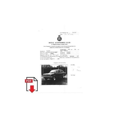 1968 vauxhall viva form of - 1968,