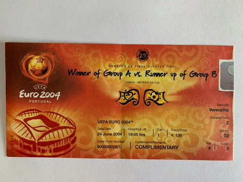 Ticket euro portugal june - ticket, 24