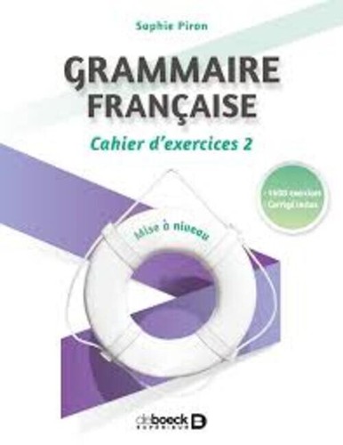 Grammaire française cahier - grammaire,