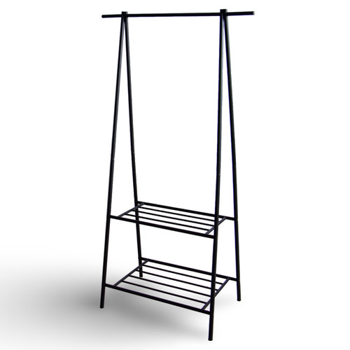 Porte vêtements métal noir - porte-vêtements,