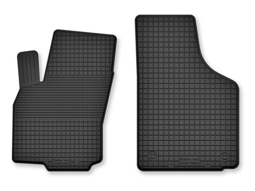 Tapis avant caoutchouc - , bac