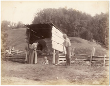 Quebec, Les ovens à pain au Québec Vintage Print Albumen Print 20x25 