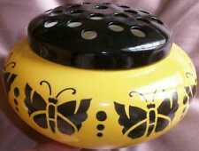 Pique fleurs céramique Art Déco - Frise Papillons - Petrus Regout &Co Maastricht