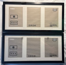 Lot Of 2 IKEA RIBBA PICTURE