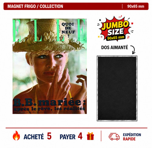 Magnet frigo brigitte - frigo, bardot