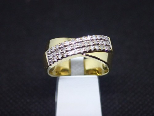 Bague jaune 750 ème - en,