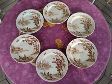 6 Assiettes Plates Terre de