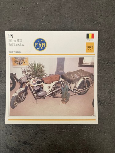 Carte fiche moto collection - fiche,