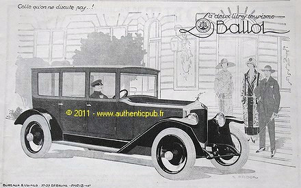 Publicite voiture ballot - ballot, deux