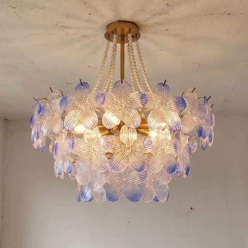 Murano style chandelier petals