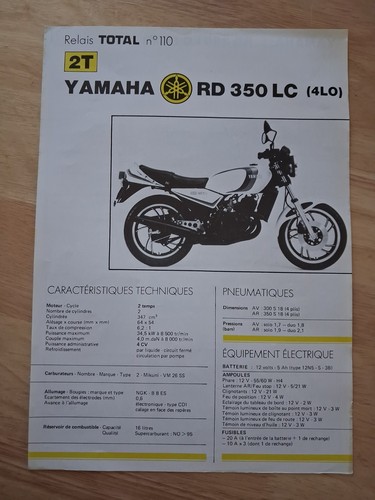 Yamaha rd350lc rdlc - yamaha, 350