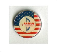 Pin's tir à l'arc archery fédération Etats-Unis USA