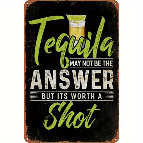 Tequila metal sign vintage - tequila,