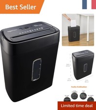 Broyeur de Papier et Cartes de Crédit - Capacité de 12 Feuilles, Automatique