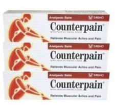 New 120g*3 -red Warm Hot Counterpain Relief Muscular Pain Massage Analgesic Balm