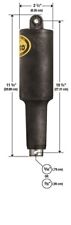 Lenco Marine Actuator 2 1/4" Stroke, 101Xd, 12V, 5/16 15055-001