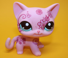 Jumbo Peach Rainbow Cat Littlest Pet Shop