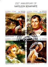 Bloc timbres  thematique " Napoleon 29"