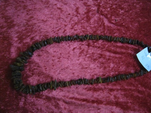 Collier vintage ambre brut - vintage,