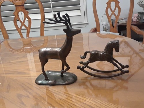 Vtg cast bronze brass - cast,