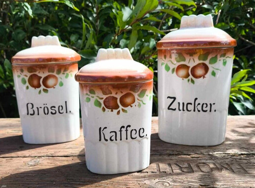 Vintage déco cuisine pots - vintage,