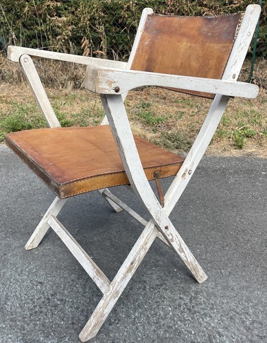 Jacques adnet fauteuil pliable - adnet,